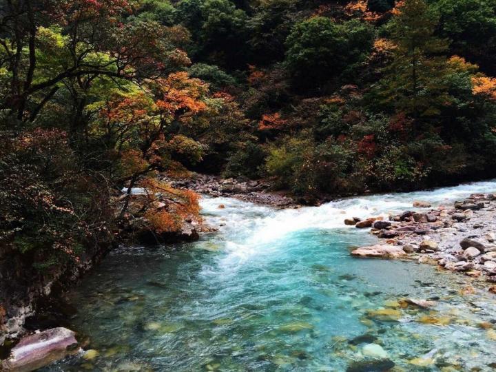 東拉山大峽谷,東拉山大峽谷風景區最美的風光在秋季的紅葉彩林.